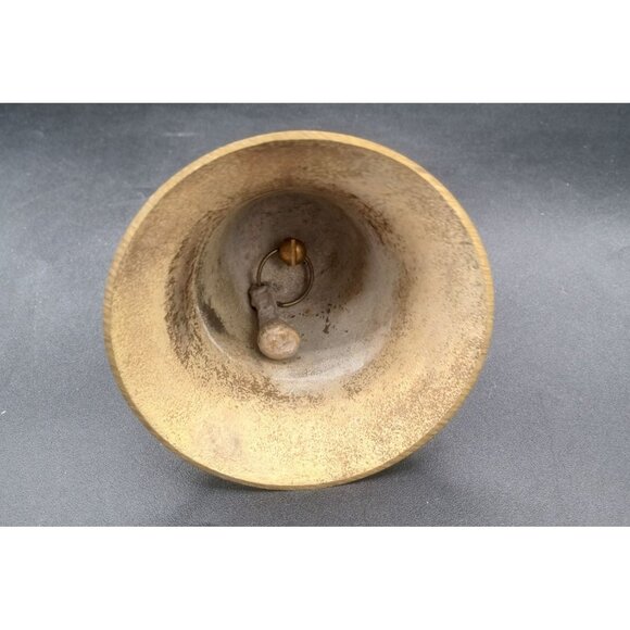 Bell Brass Unicorn Vintage Hand Crafted 6 Inch Korea Midcentury Dancing Pranchin - Picture 13 of 15